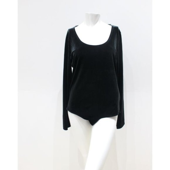J Crew Mercantile long sleeve bodysuit velour L - Picture 8 of 8